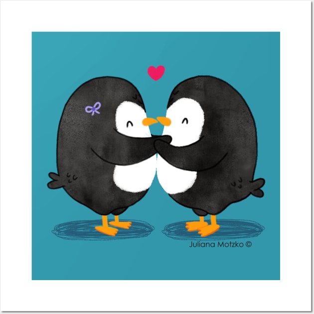 Penguins in Love Wall Art by thepenguinsfamily